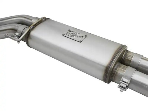 aFe 49-43091-B POWER Rebel Series 3in 409 SS Cat Back Exhaust w/ Black Tips 17 Ford F-150 Raptor V6-3.5L