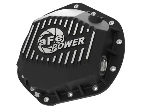 aFe 46-70392 Power Pro Series Rear Differential Cover Black w/ Machined Fins 14-18 Dodge Trucks 2500/3500