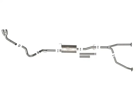 aFe 49-36061-P 2022 Toyota Tundra V6-3.5L (tt) Vulcan Series 2.5in to 3in 304 SS Cat-Back Exhaust w/ Polish Tip