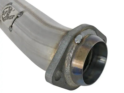 aFe 48-48024 Twisted Steel 2in Stainless Loop Delete Down-Pipe 2018+ Jeep Wrangler (JL) V6 3.6L