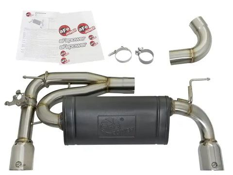 aFe 49-36336-P MACHForce XP Exhausts Axle-Back 12-15 BMW 335i 3.0T (SS w/Polished Tips)