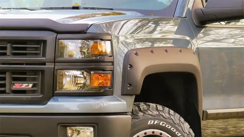 EGR 14+ Chev Silverado 5ft Bed Bolt-On Look Fender Flares - Set Matte