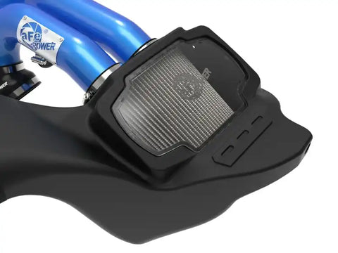 aFe 50-30072DL 21-22 Ford F-150 Raptor V6-3.5L(tt) Momentum XP Cold Air Intake System Blue w/ Pro Dry S Filter