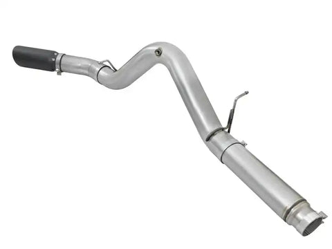 aFe 49-04081-B Atlas Exhaust 5in DPF-Back Aluminized Steel w/ Black Tips 16-17 GM Diesel Truck V8-6.6L (td)