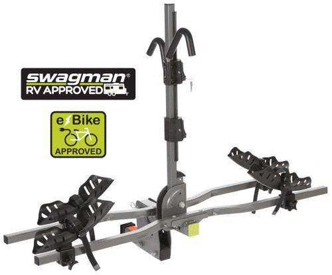 Swagman 64689 E-SPEC RV & ebike Approved Hitch Mount Platform Rack Bike