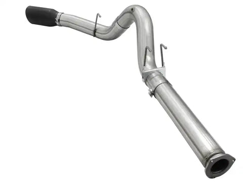 aFe 49-03064-B Atlas Exhausts 5in DPF-Back Aluminized Steel Exhaust Sys 2015 Ford Diesel V8 6.7L (td) Black Tip