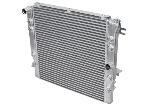aFe 46-50012-B BladeRunner GT Series Bar and Plate Radiator w/ Black Hoses 12-18 Jeep Wrangler (JK) V6 3.6L