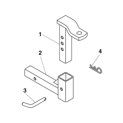 Draw-Tite 6580 Adjustable Ball Mounts