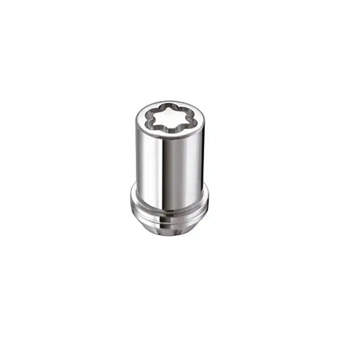 McGard Wheel Lock Nut Set - 4pk. (Tuner / Cone Seat) M12X1.25 13/16 Hex 1.24in. Length Chrome