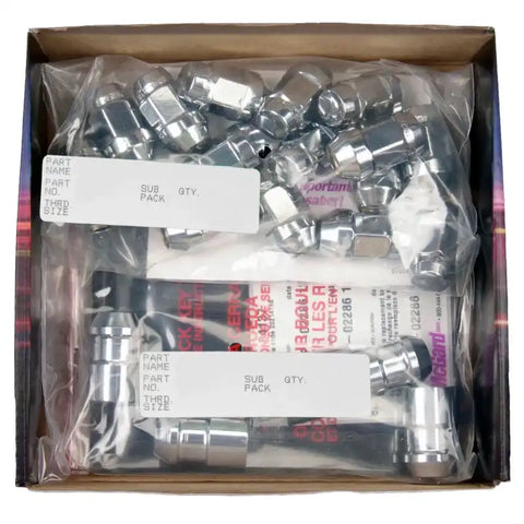 McGard 5 Lug Hex Install Kit w/Locks (Cone Seat Nut / Bulge) M12X1.5 3/4 1.45in L - Chrome