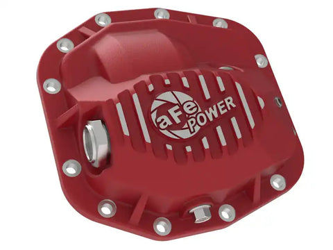 aFe 46-71010R Pro Series Front Differential Cover Red 2018+ Jeep Wrangler (JL) V6 3.6L (Dana M186)