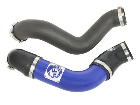 aFe 46-20254-L Bladerunner Intercoolers Tube - Blue Hot/Cold Side 15-16 Ford Mustang EcoBoost L4-2.3L (t)
