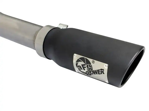 aFe 49-43070-B MACHForce XP Exhaust 3in SS Dual Side Exit CB w/ Black Tips 15 Ford F150 Ecoboost V6-2.7L/3.5L