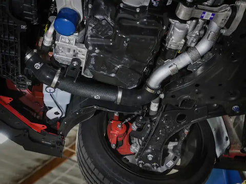 aFe 46-20646-B 19-22 Hyundai Veloster N L4 2.0L (t) BladeRunner 2-1/2in Aluminum Hot Charge Pipe - Black
