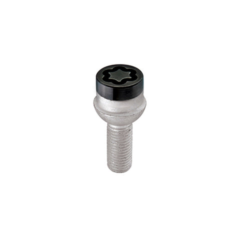 McGard Wheel Lock Bolt Set - 4pk. (Radius Seat) M14X1.5 / 17mm Hex 26.7mm Shank Length Black