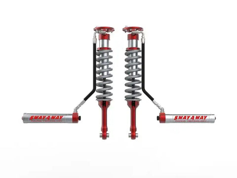 aFe 301-5600-10-CA Sway-A-Way 10-14 F150/Raptor 6.2L 2.5 Front Coilover Kit w/ Remote Reservoirs and Compr Adjuster