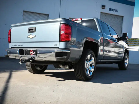 aFe 49-44116-B Apollo GT Series 4in 409SS Cat Back Exh System w/Blk Tip 14-18 GM Silverado/Sierra 1500 V8-6.2L