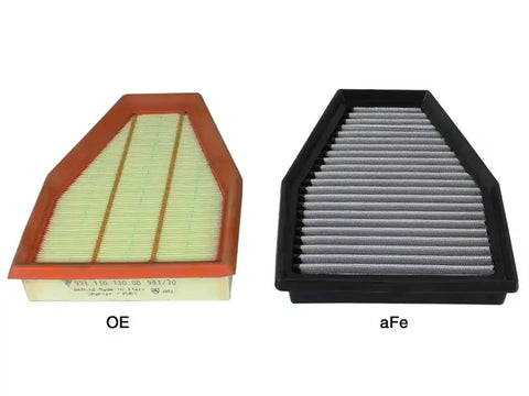 aFe 31-10242 Magnum FLOW OE Replacement Air Filter Pro DRY S 12-15 Porsche 911 (991) H6 3.4L/3.8L