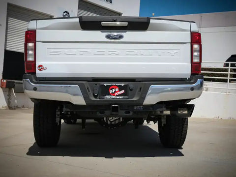 aFe 49-43116-B Apollo GT Series 3-1/2in 409 SS Axle-Back Exhaust 17-20 Ford F-250/F-350 6.2/7.3L w/ Black Tips
