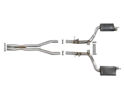 aFe 49-32053 POWER MACH Force-Xp 15-17 Dodge Challenger Hellcat V8-6.2L 304 SS Cat-Back Exhaust System