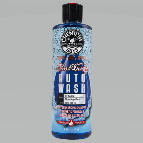 Chemical Guys Glossworkz Gloss Booster & Paintwork Cleanser Shampoo - 16oz - Case of 6