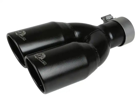 aFe 49-38087-B Vulcan Series 2.5in 304SS Cat-Back Exhaust 07-18 Jeep Wrangler (JK) V6-3.6/3.8L w/ Black Tips