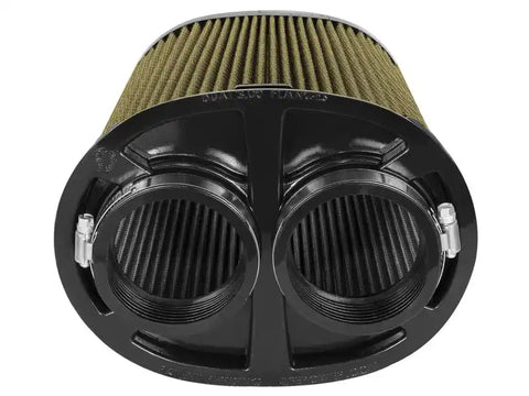 aFe 72-91115 Momentum Intake Rep Air Filter w/PG7 Media-3in F (Dual) x (8.25x6.25)in B (7.25x5)in T 9in H