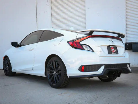 aFe 49-36620-B Takeda 2.5in 304SS Cat-Back Exhaust System 17-20 Honda Civic SI Coupe L4-1.5L (t) - Black Tip
