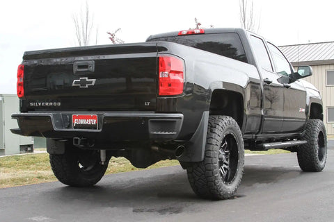 MyTruckPoint FlowMaster 717857 FlowFx Single Exit Cat-Black Exhaust For 14-18 GM 1500 With 4.3L and 5.3L, Black Tip