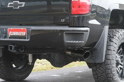 MyTruckPoint FlowMaster 717857 FlowFx Single Exit Cat-Black Exhaust For 14-18 GM 1500 With 4.3L and 5.3L, Black Tip