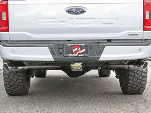 aFe 49-33129-P Gemini XV 3in 304 SS Cat-Back Exhaust 2021 Ford F-150 V6 2.7L/3.5L (tt)/V8 5.0L w/ Polished Tips