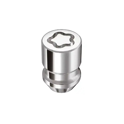 McGard Wheel Lock Nut Set - 4pk. (Cone Seat) M12X1.5 / 19mm & 21mm Dual Hex 1.28in. L Chrome