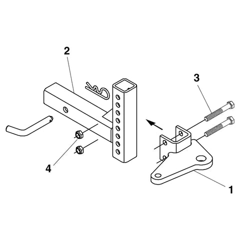 Draw-Tite 7390 Adjustable Ball Mounts