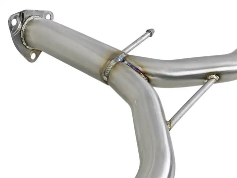 aFe 49-36604-B Takeda 2.25-1.75in 304 SS Axle-Back Exhaust w/ Black Tips 13-17 Honda Accord Sport Sedan I4-2.4L