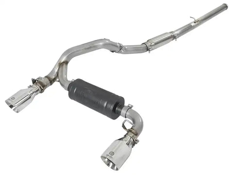 aFe 49-33103-P Takeda 3in 304 SS Cat-Back Exhaust w/ Polished Tip 16-18 Ford Focus RS 2.3L (t)