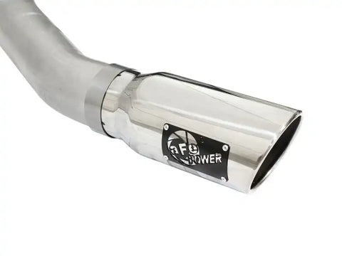 aFe 49-43069-P MACHForce XP SS Exhaust 4in Cat-Back w/ Polish Tip 2015 Ford F-150 EcoBoost V6 2.7/3.5Ltt