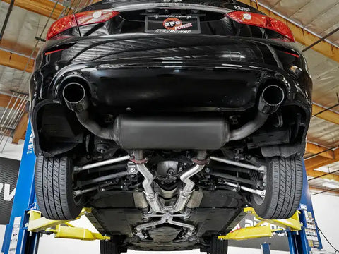 aFe 49-36131 Takeda 2.5in to 3in 304 SS Y-Pipe Exhaust System 16-18 Infiniti Q50/Q60 V6-3.0L (tt)