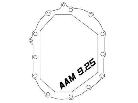 aFe 46-71051B Power 11-18 GM 2500-3500 AAM 9.25 Axle Front Diff Cover Black Machined w/ 2 Qts 75w90 Oil