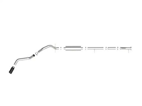 aFe 49-44123-B Apollo GT Series 4in 409SS Cat-Back 20-21 GM 2500/3500HD V8-6.6L L8T - Black Tip