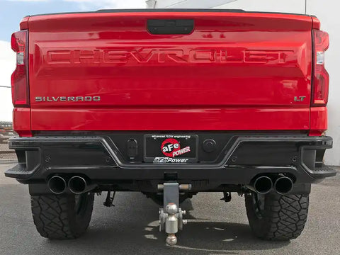 aFe 49-34105-B Vulcan Series 3in 304 SS Exhaust Cat-Back w/ Black Tips 2019 GM Silverado/Sierra 1500 V8-5.3L
