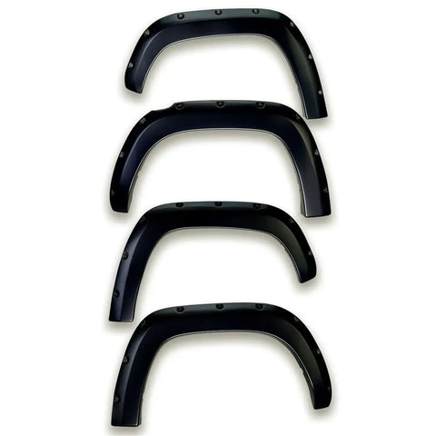 EGR 793554-G1 -19-22 Ford Ranger Painted To Code Shadow Traditional Bolt-On Look Fender Flares Black Set Of 4