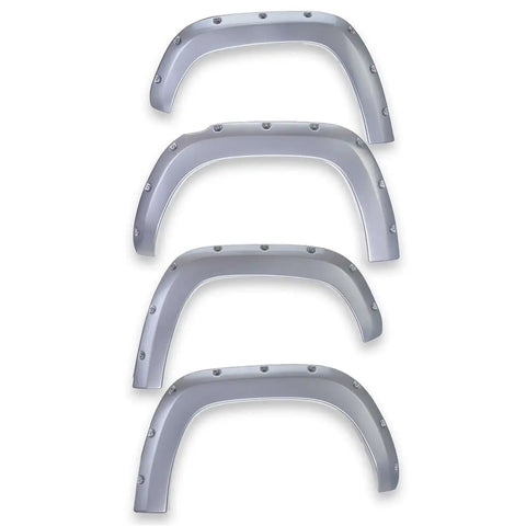 EGR 793554-UX - 19-22 Ford Ranger Painted To Code Ingot Traditional Bolt-On Look Fender Flares Silver Set Of 4