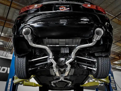 aFe 49-36132NM-P Takeda 2.5in 304 SS Cat-Back Exhaust System w/ Polished Tips 16-18 Infiniti Q50 V6-3.0L (tt)