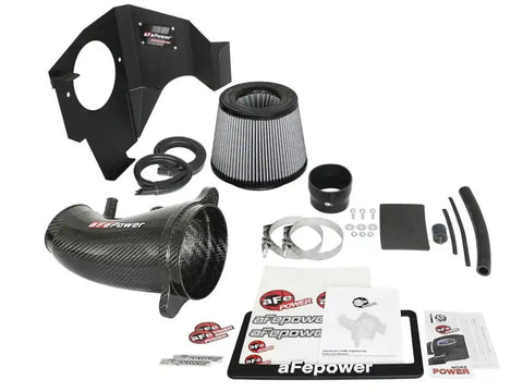 aFe 51-12172-C POWER Magnum FORCE Carbon Fiber Stage 2 Pro Dry S CAIS - 11-18 Dodge Challenger/Charger V8-6.4L
