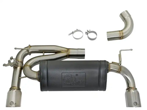 aFe 49-36335-P MACHForce XP 16-17 BMW 340i/iX 440i/iX L6-3.0L (t) SS Axle-Back Exhaust w/Polished Tips