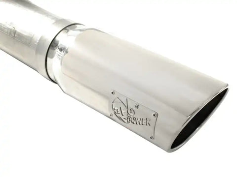 aFe 49-02016-P Atlas Exhaust DPF-Back Aluminized Steel Dodge Diesel Trucks 07.5-12 L6-6.7L Polished Tip