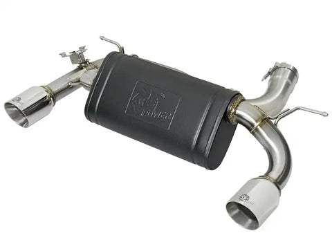 aFe 49-36336-P MACHForce XP Exhausts Axle-Back 12-15 BMW 335i 3.0T (SS w/Polished Tips)