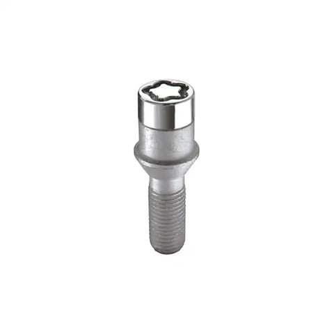 McGard Wheel Lock Bolt Set - 4pk. (Tuner / Cone Seat) M14X1.5 17mm Hex 24.0mm Shank L. Chrome