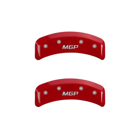 MGP 4 Caliper Covers Engraved Front & Rear MGP Yellow finish black ch