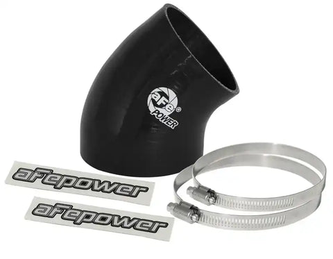 aFe 59-00047 MagnumFORCE Cold Air Int Sys Spare Parts Kit (4-3.5in ID x 40 Deg) Elbow Reducing Coupler - Blk